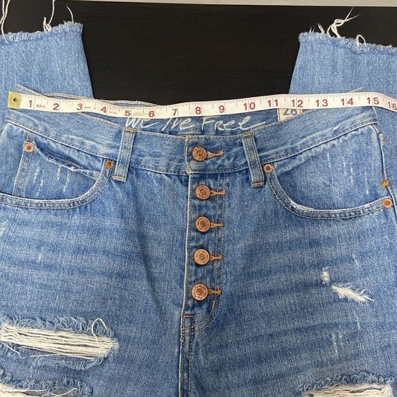 Free People | We The Free Blossom Rigid Crop Skinny Jeans Sz 28 - Picture 6 of 9
